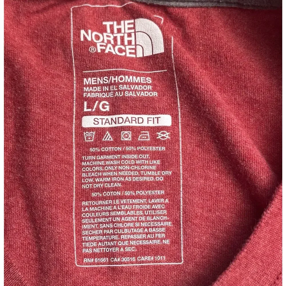 The North Face Shirt Standard Fit Cotton T-Shirt Lot Mens 2 Large Short Sleeve
